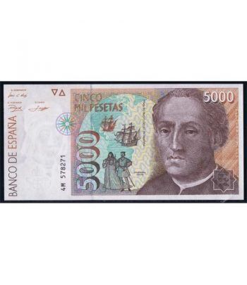 (1992/10/12) Madrid. 5000 Pesetas. SC.