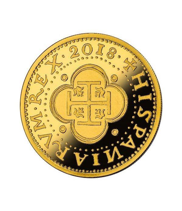 Moneda 2018 150 Aº desaparición Escudos. 200 euros. Oro.