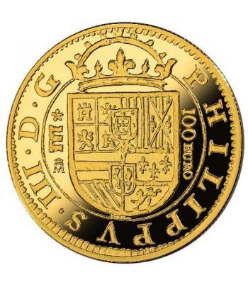 Moneda 2018 150 Aº desaparición Escudos. 100 euros. Oro.