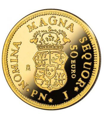 Moneda 2018 150 Aº desaparición Escudos. 50 euros. Oro.