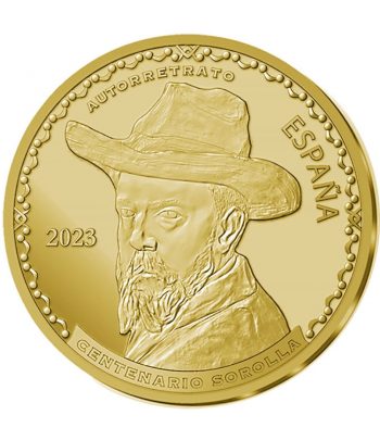 Moneda de España 200 euros 2023 Sorolla. Autorretrato. Oro  - 2