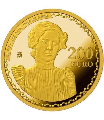 Moneda de España 200 euros 2023 Sorolla. Autorretrato. Oro  - 3