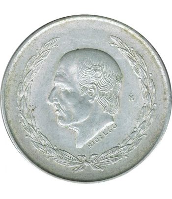 Moneda de Mexico 5 pesos 1952. Plata. Hidalgo  - 2