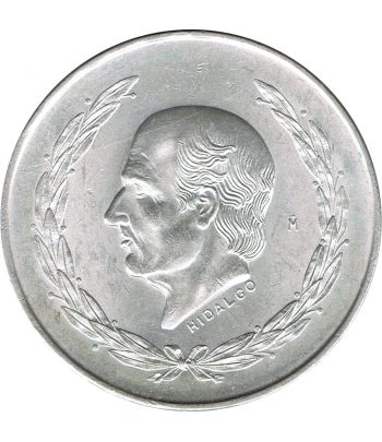 Moneda de Mexico 5 pesos 1953. Plata. Hidalgo  - 2