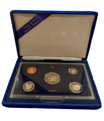 Monedas República Dominicana 1986. Estuche Proof.  - 2