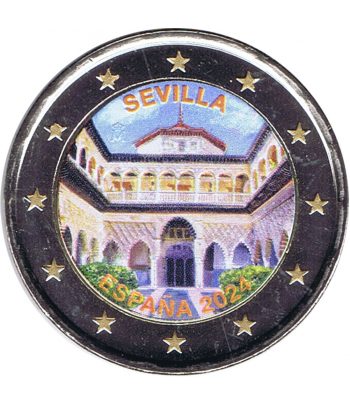 moneda 2 euros España 2024 Sevilla. Color A  - 1