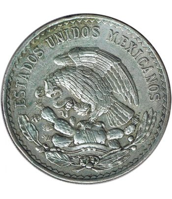 Moneda de plata 1 peso Mexico 1947 Morelos  - 2