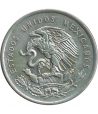 Moneda de Mexico 50 centavos 1951 Rey Cuauhtémoc. Plata  - 2