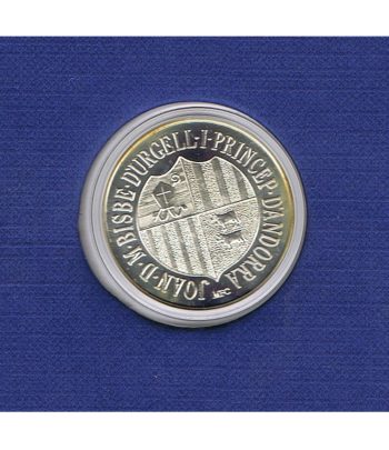 Moneda Andorra 2 Diners1986 Mundial 86. Estuche Oficial  - 2