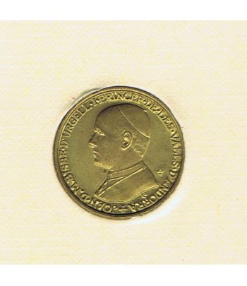 Moneda Andorra 1 Diner 1983 Bisbe d'Urgell. Estuche Oficial  - 1