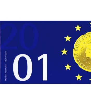 Estuche monedas Holanda 2001. Ultimos Gulden.  - 1
