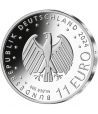 moneda Alemania 11 Euros Campeonato Futbol UEFA 2024. Plata Proof.  - 3