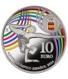 Moneda de España 10 euros 2024 Equipo Olímpico Español. Plata  - 1