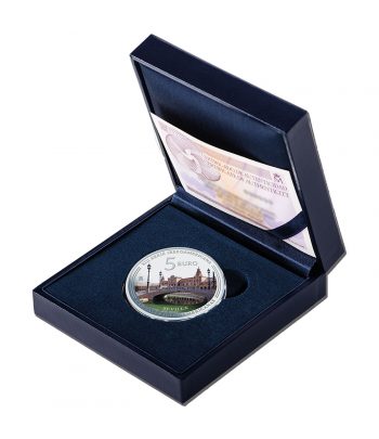 Moneda de España 5 euros 2024 Iberoamericana Sevilla. Plata  - 3