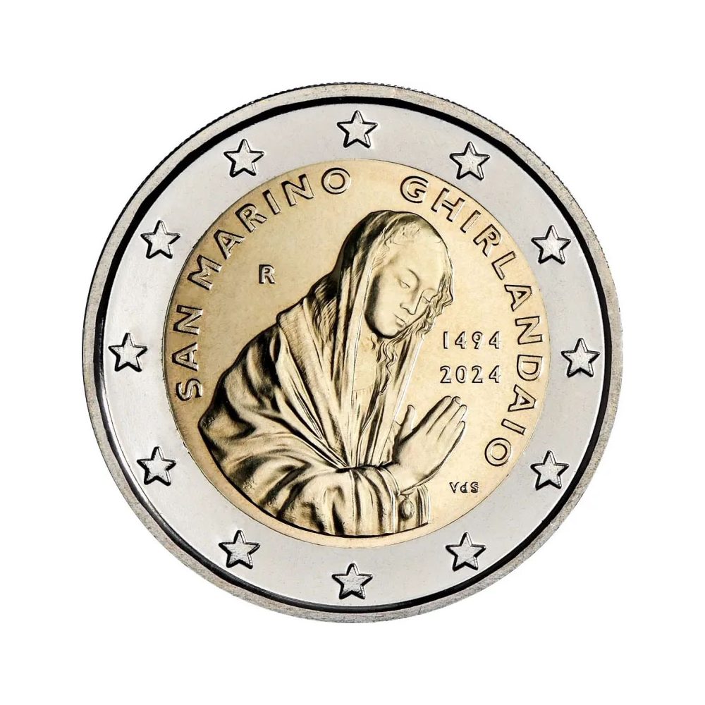 moneda 2 euros San Marino 2024 Ghirlandaio  - 2