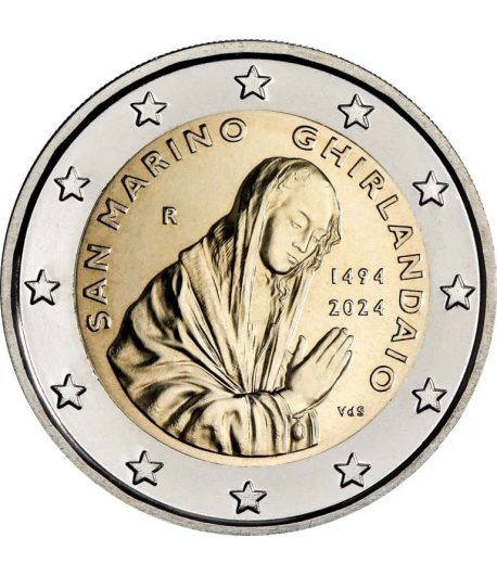 moneda 2 euros San Marino 2024 Ghirlandaio  - 2