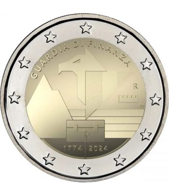 moneda 2 euros Italia 2024 Guardia di Finanza  - 1