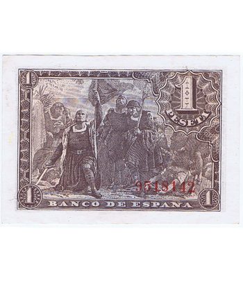 (1943/02/21) Madrid. 1 Peseta. EBC+. Sin Serie 9518142.  - 2