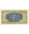 (1940/09/04) Madrid. 5 Pesetas. EBC. Serie J1422169  - 2