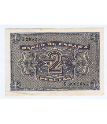 (1938/04/30) Burgos. 2 Pesetas. SC-. Serie G2062685  - 2