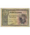 (1940/10/21) Madrid. 500 Pesetas. BC. Serie 1946963  - 1