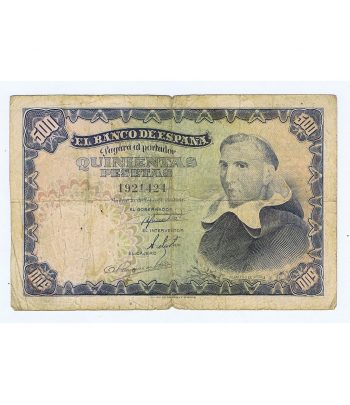 (1946/02/19) Madrid. 500 Pesetas. BC. Serie 1921424  - 1