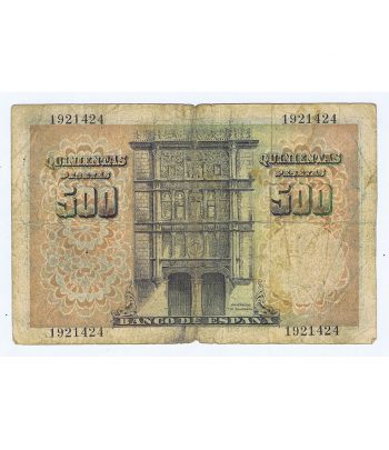 (1946/02/19) Madrid. 500 Pesetas. BC. Serie 1921424  - 2