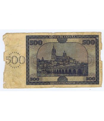 (1936/11/21) Burgos. 500 Pesetas. BC. Serie B067288  - 2