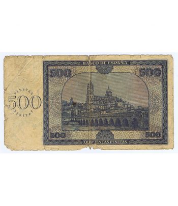 (1936/11/21) Burgos. 500 Pesetas. BC. Serie B430587  - 2