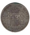 Moneda de España 5 Pesetas de Plata 1888 *88 Alfonso XIII MP M.  - 2