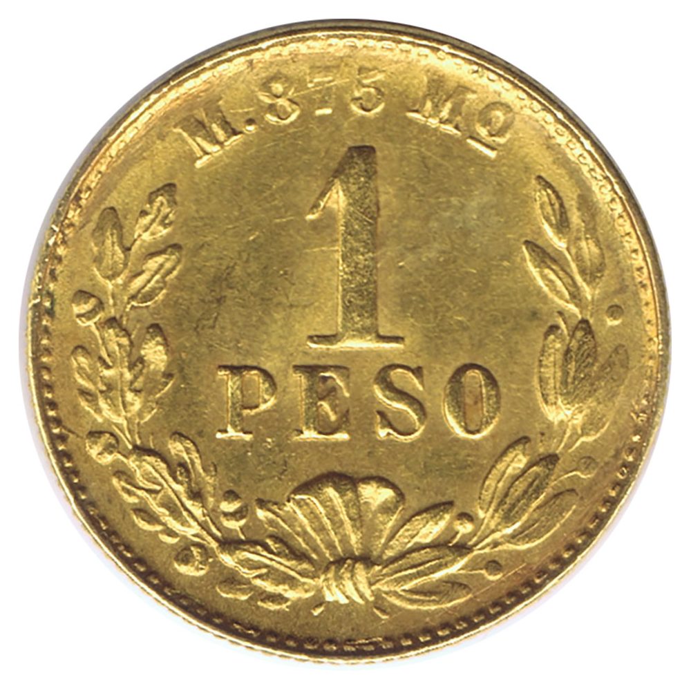 Moneda de México 1 Peso de oro 1902  - 1