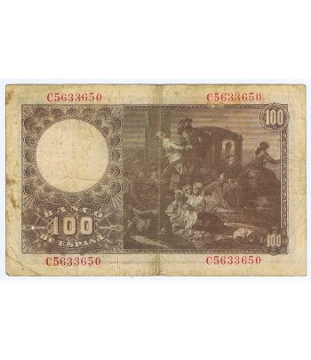 (1948/05/02) Madrid. 100 Pesetas. BC+. Serie C5633650  - 2