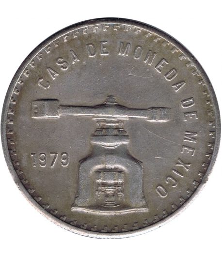 Moneda de México 1 Onza plata Pura 1979.  - 1