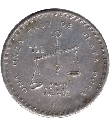 Moneda de México 1 Onza plata Pura 1979.  - 2