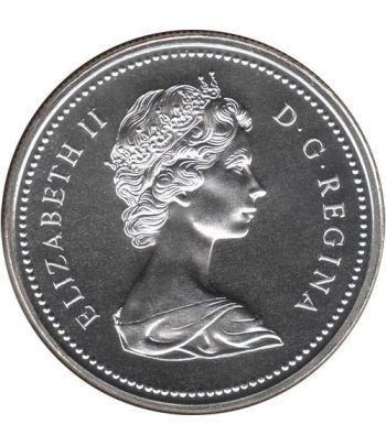 Canada 1$ 1974 100 Aniversario Winnipeg 1874-1974 Plata.