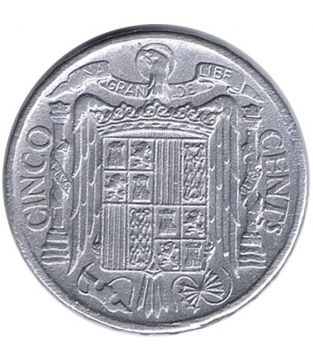 Moneda de España 5 céntimos 1940 Madrid. MBC  - 2