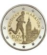 moneda 2 euros Eslovaquia 2024 Maratón de la Paz  - 1