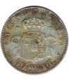 Moneda de España 50 Céntimos de Plata 1894 *94 Alfonso XIII PG V  - 2