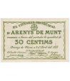 Billete 50 Céntims Consell Municipal Arenys de Munt 1937  - 1