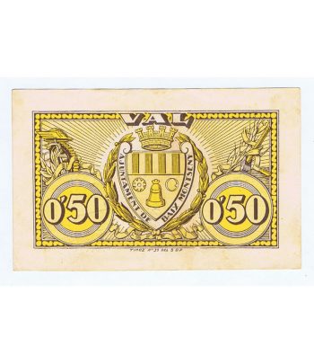 Billete de 50 cèntims Ajuntament de Baix Montseny 1937.  - 1