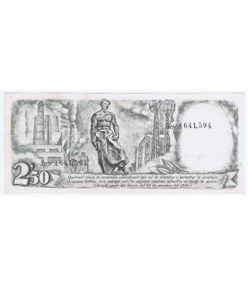 Billete de 2.5 Pessetes Generalitat de Catalunya. EBC  - 2