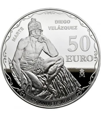 Moneda de España 50 euros 2024 Velázquez. Las Meninas. Plata  - 2