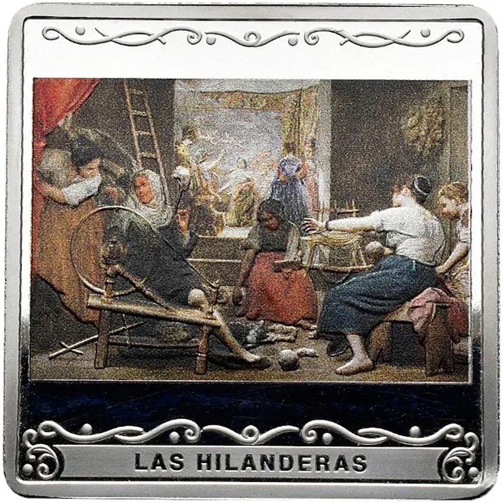 Moneda de España 10 euros 2024 Velázquez. Las Hilanderas. Plata  - 1