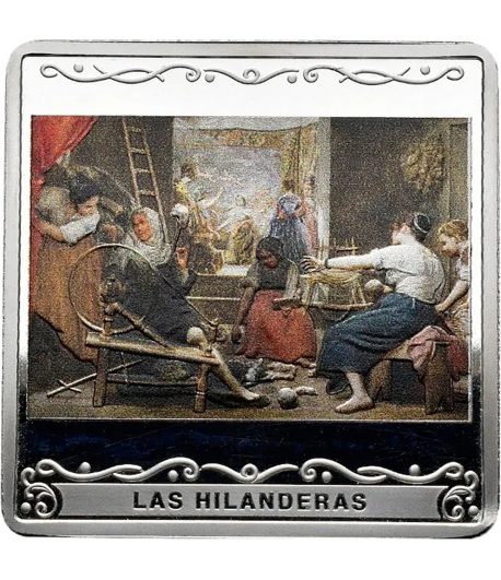 Moneda de España 10 euros 2024 Velázquez. Las Hilanderas. Plata  - 1