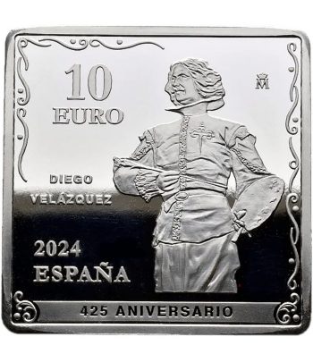 Moneda de España 10 euros 2024 Velázquez. Las Hilanderas. Plata  - 2