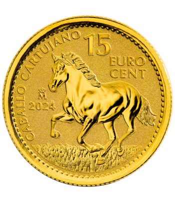 Moneda de España Caballo Cartujano 1/10 onza de oro 2024  - 3