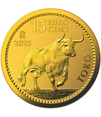 Moneda de España Toro 1/10 onza de oro 2023  - 1