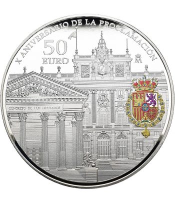 Monedas de España 2024 Proclamación Felipe VI. Serie completa Plata y Oro  - 4