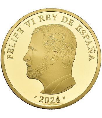 Moneda de España 200 euros 2024 Proclamación Felipe VI. Oro  - 2