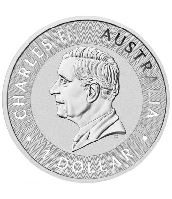 Moneda de plata 1$ Australia Canguro 2025  - 2